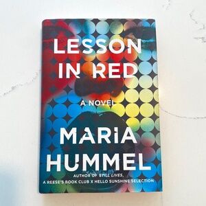 Lesson in Red | Hardcover Literary Thriller by Maria Hummel